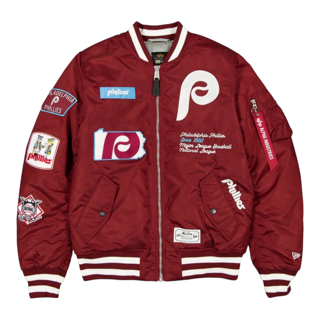 Philadelphia Phillies X Alpha X New Era Ma-1 Bomber Jacket