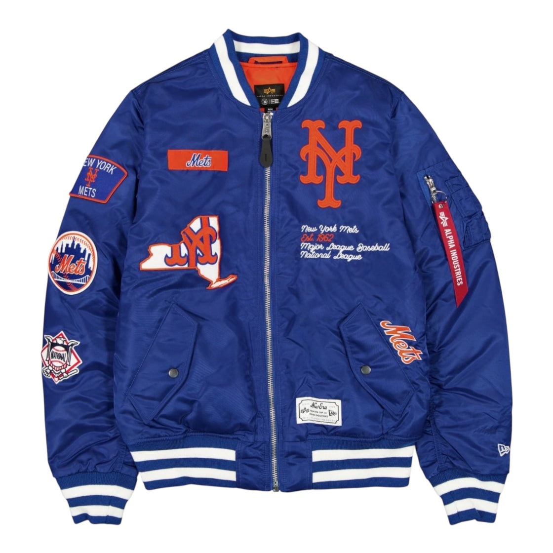 New York Mets X Alpha X New Era Ma-1 Bomber Jacket
