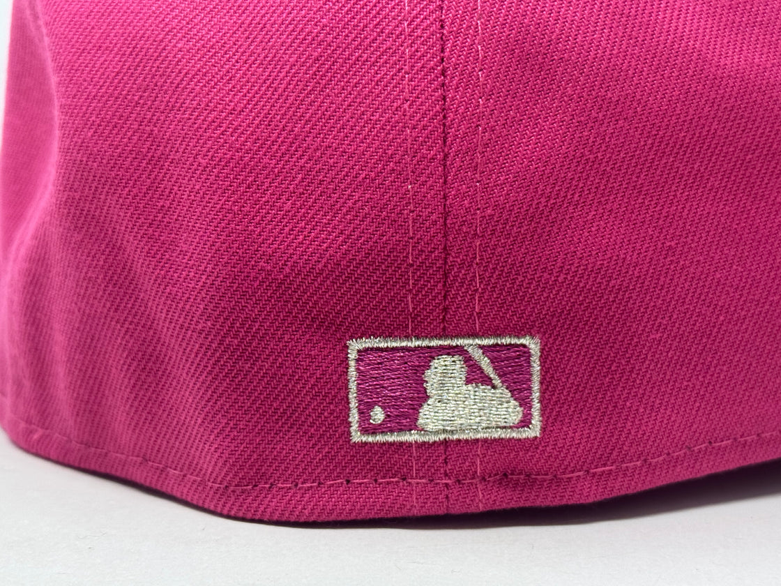 New York Mets 1969 World Series Fitted Hats-Hot Pink