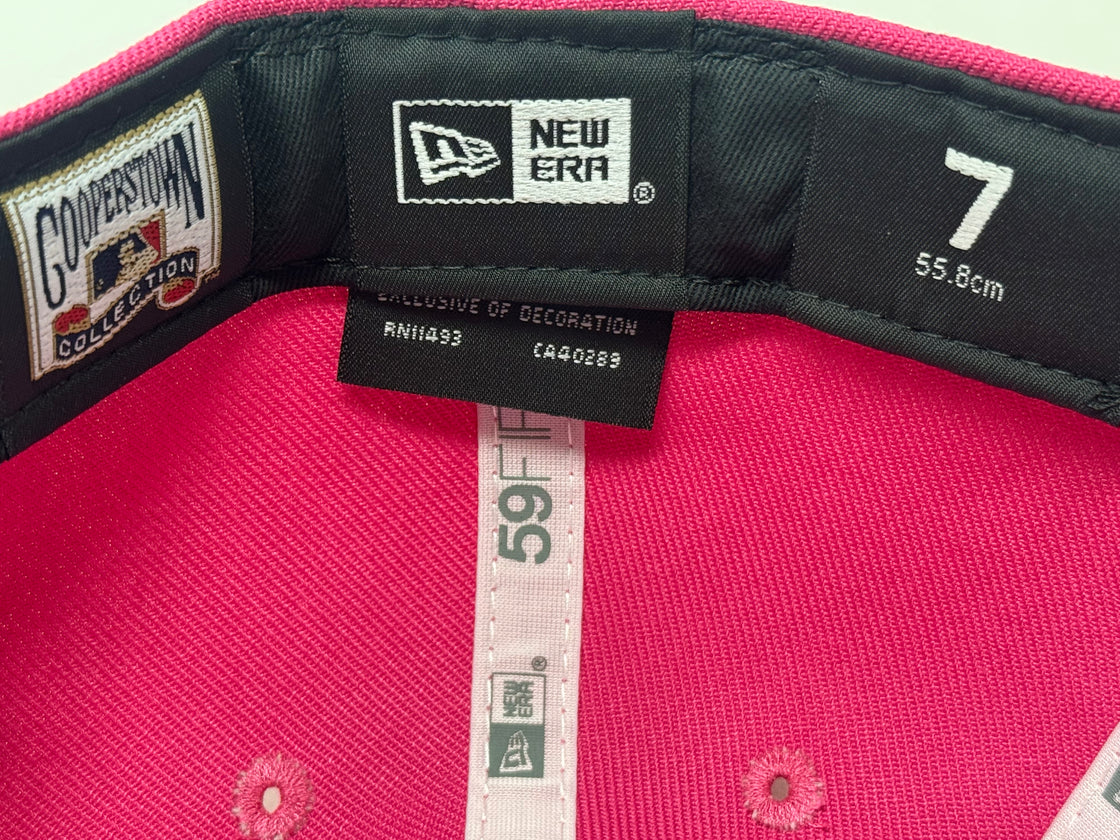 New York Mets 1969 World Series Fitted Hats-Hot Pink