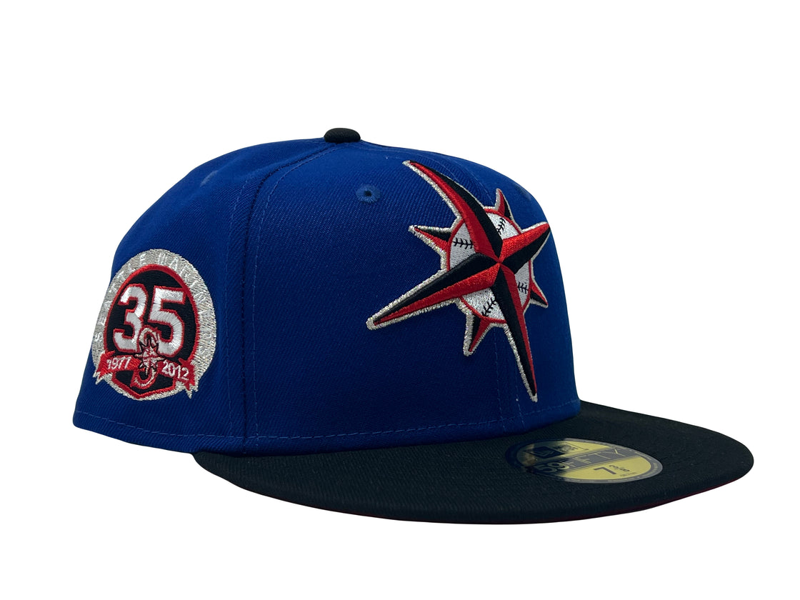 Royal Black Seattle Mariners 35th Anniversary New Era Fitted Hat