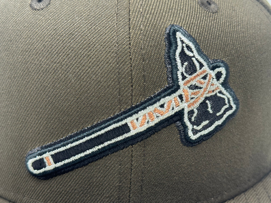 Atlanta Braves 1995 World Series 9Fifty New Era Snapback Hat-Brown