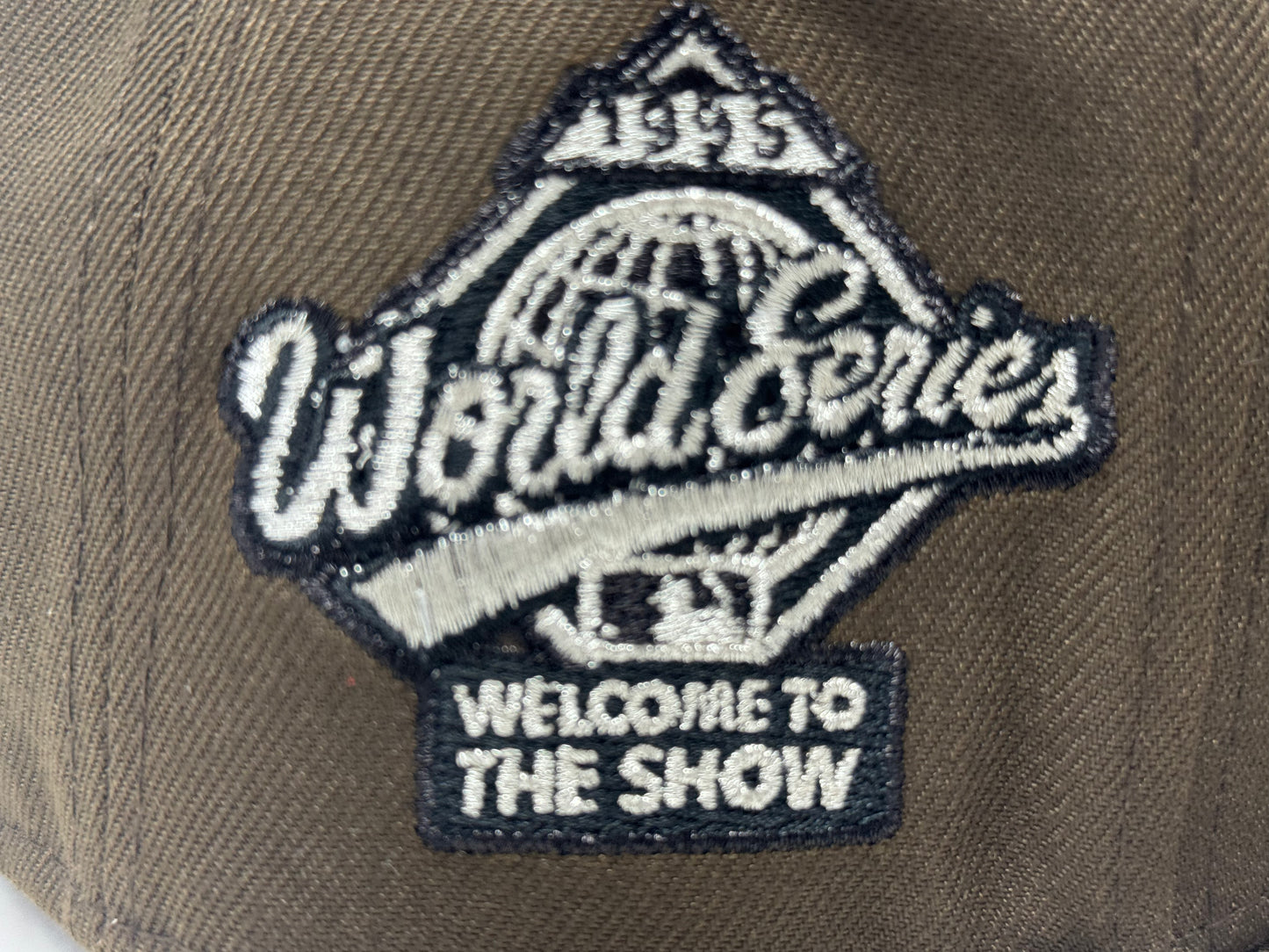 Atlanta Braves 1995 World Series 9Fifty New Era Snapback Hat-Brown