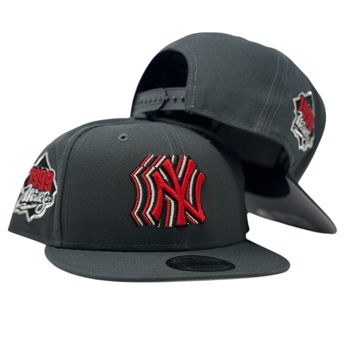 New York Yankees 1999 World Series Shadow Logo Snapback Hats