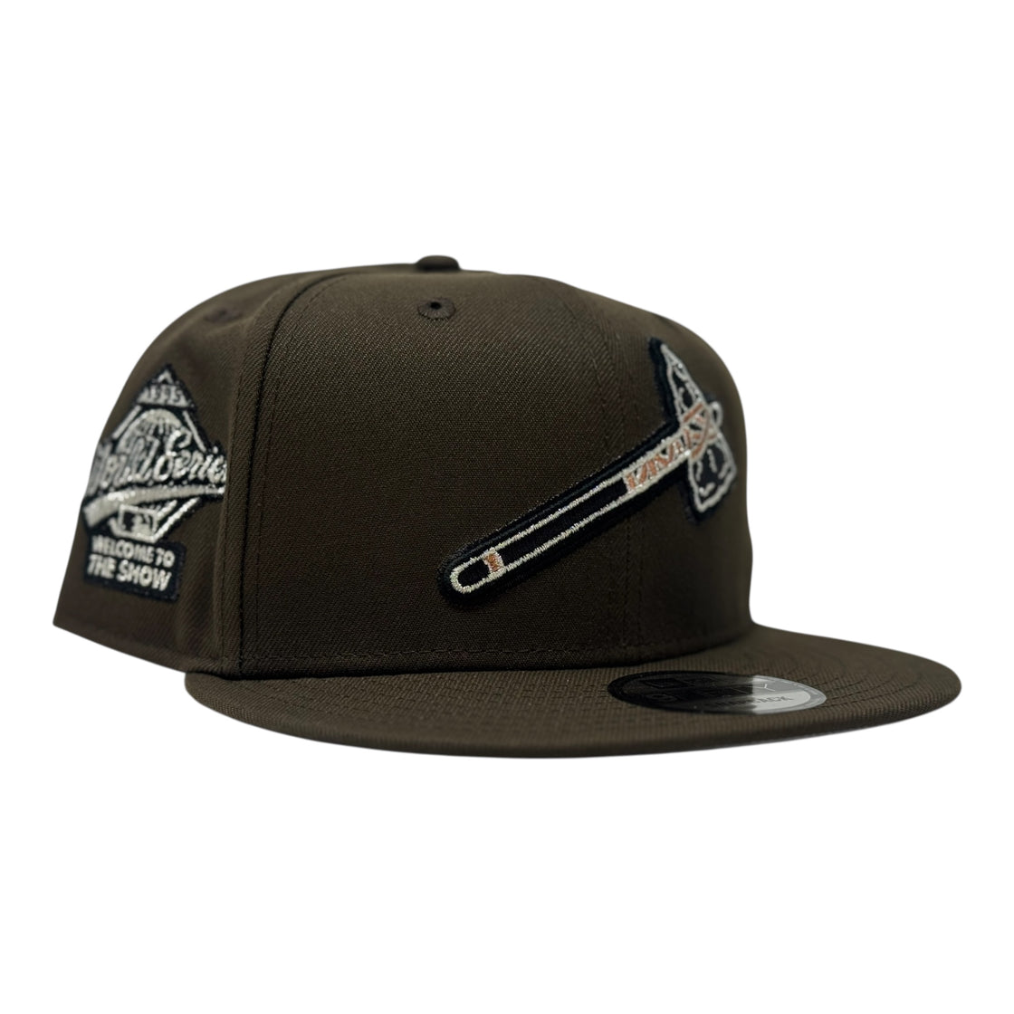 Atlanta Braves 1995 World Series 9Fifty New Era Snapback Hat-Brown