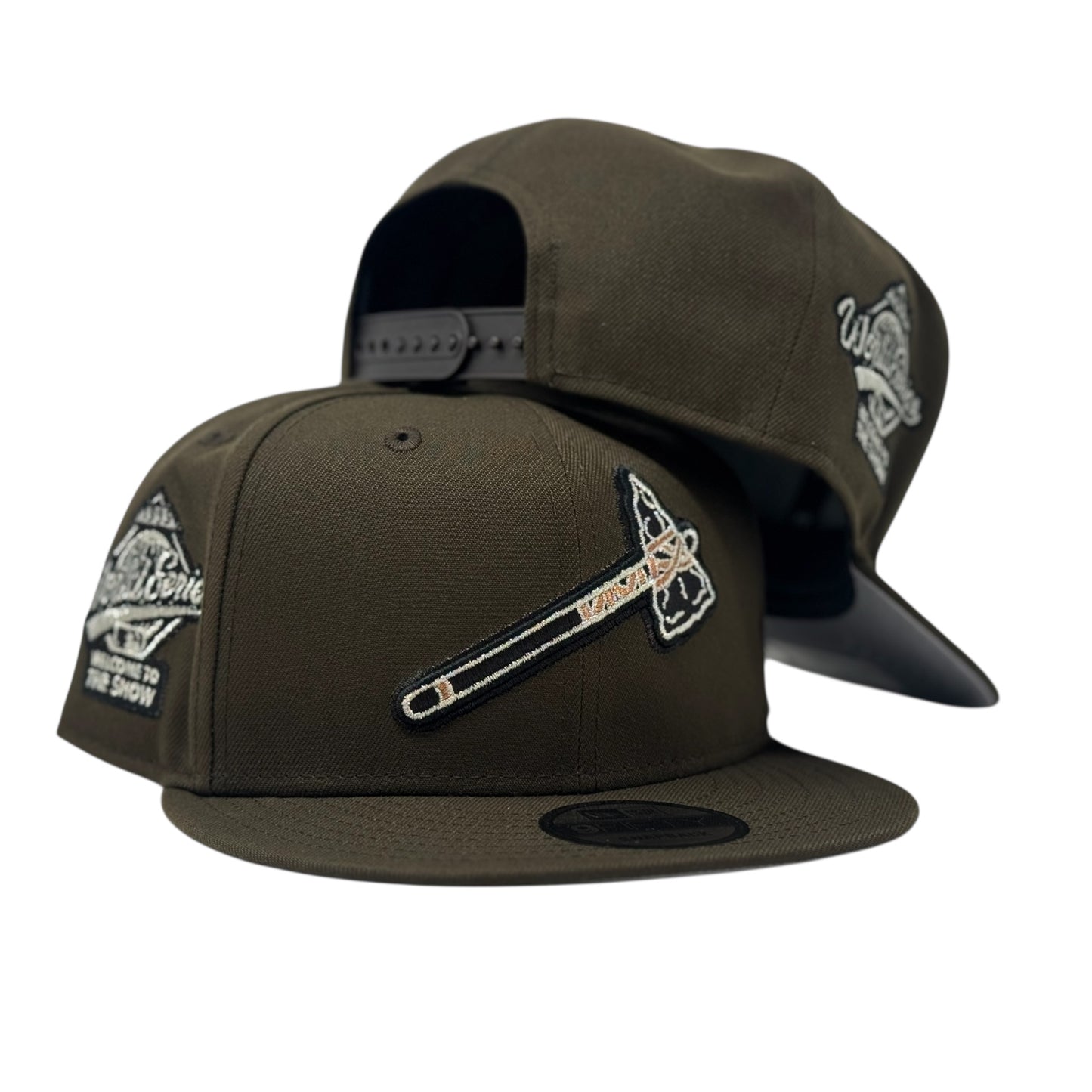 Atlanta Braves 1995 World Series 9Fifty New Era Snapback Hat-Brown