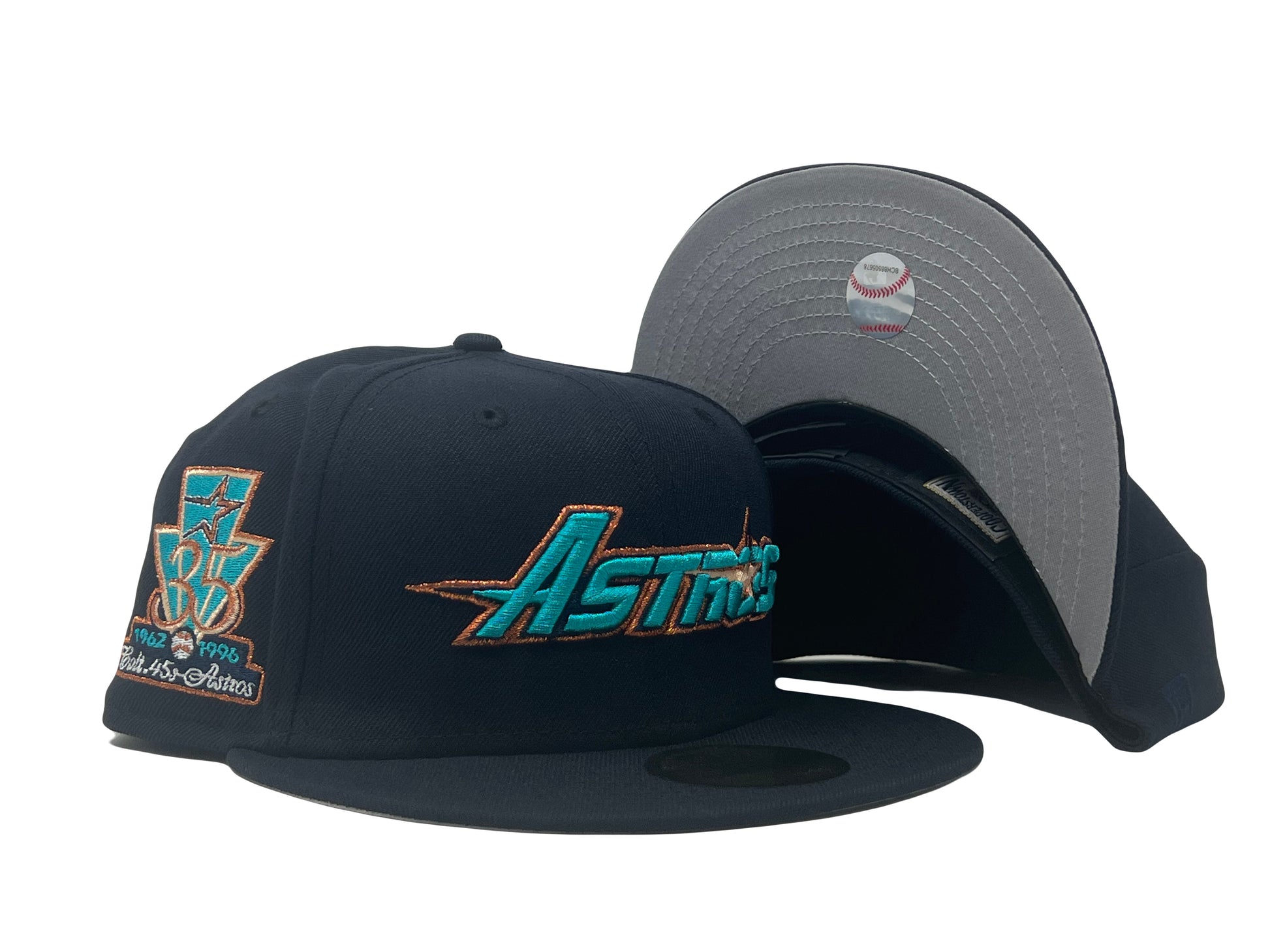 Navy Blue Houston Astros 35th Anniversary 5950 New Era Fitted Hat