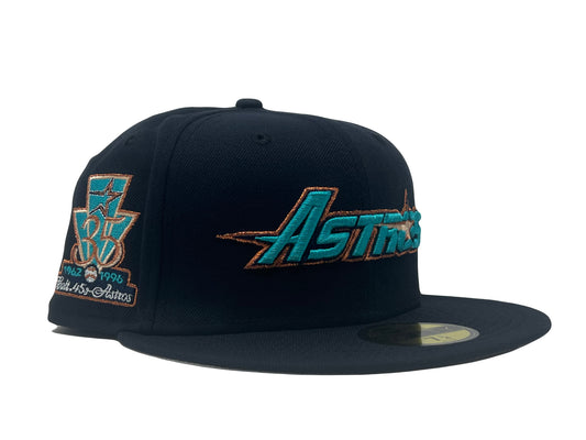 Navy Blue Houston Astros 35th Anniversary 5950 New Era Fitted Hat