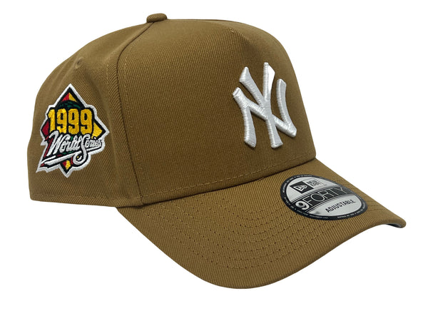 New York Yankees New Era 1996 World Series Wheat Undervisor 59FIFTY Fitted  Hat - Black