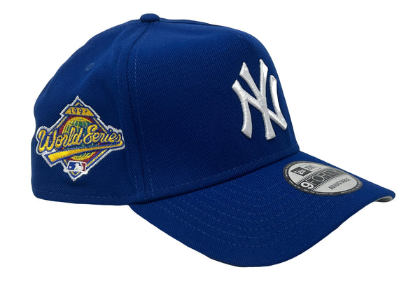 NEW YORK YANKEES 1996 WORLD SERIES ROYAL BLUE NEW ERA 9FORTY A-FRAME SNAPBACK HAT