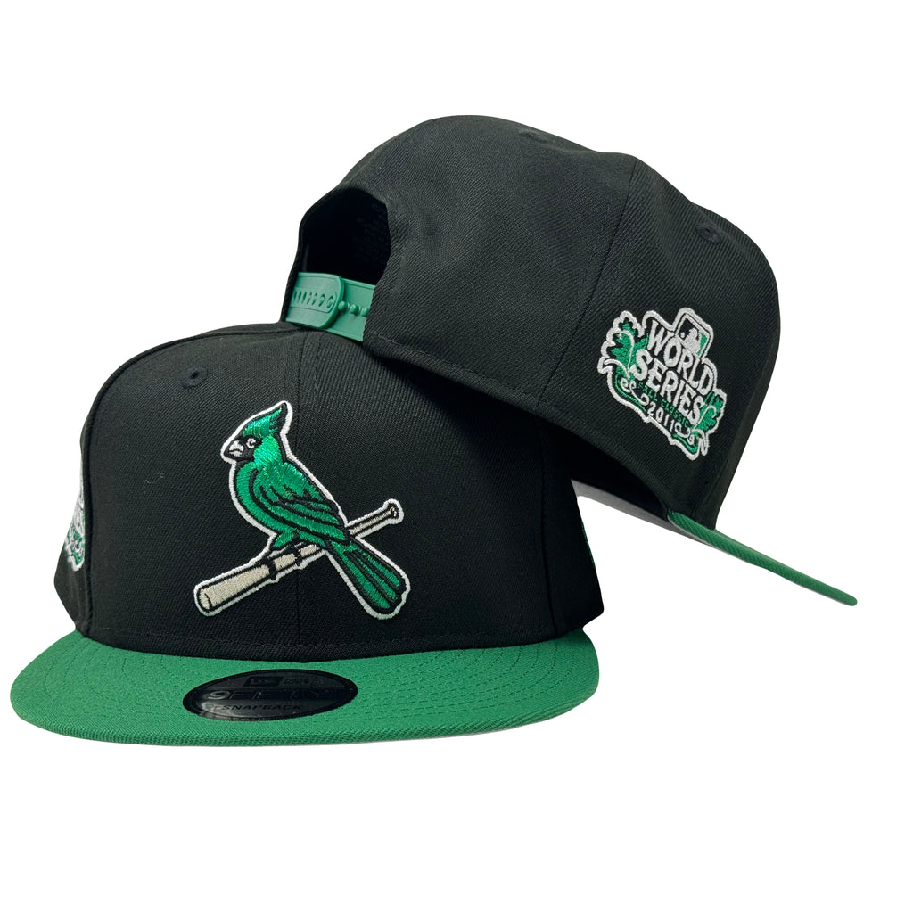 St. Louis Cardinals 2011 World Series Champions New Era snapback to Match Lucky Green
