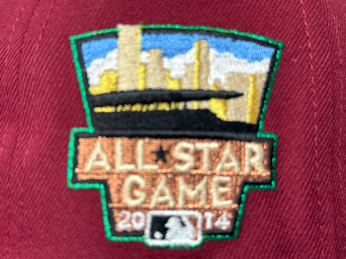 Minnesota Twins 2014 All Star Game Burgundy Fitted Hats