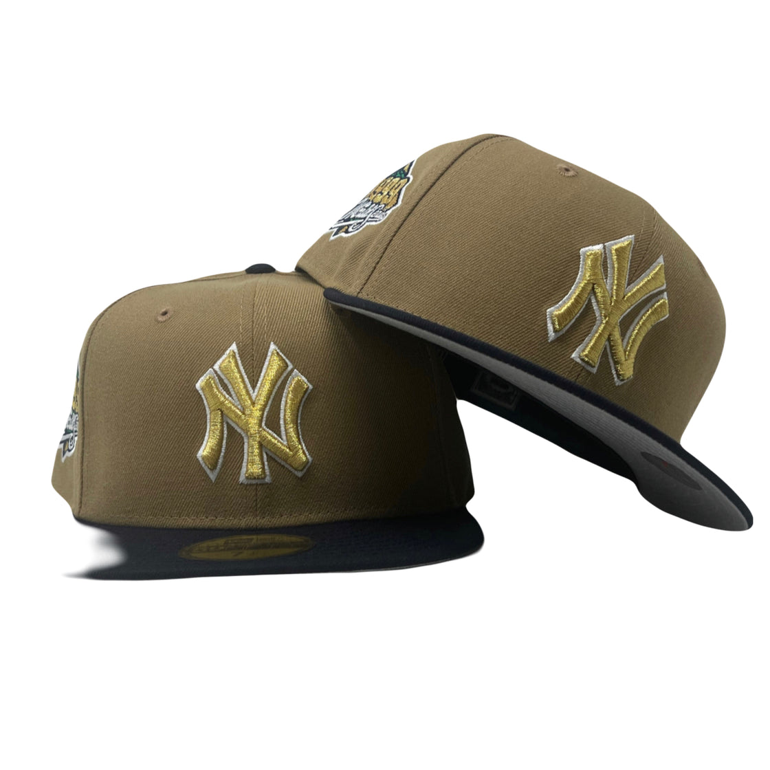 New York Yankees 1999 World Series Camel/ Navy 5950 New Era Fitted Hat