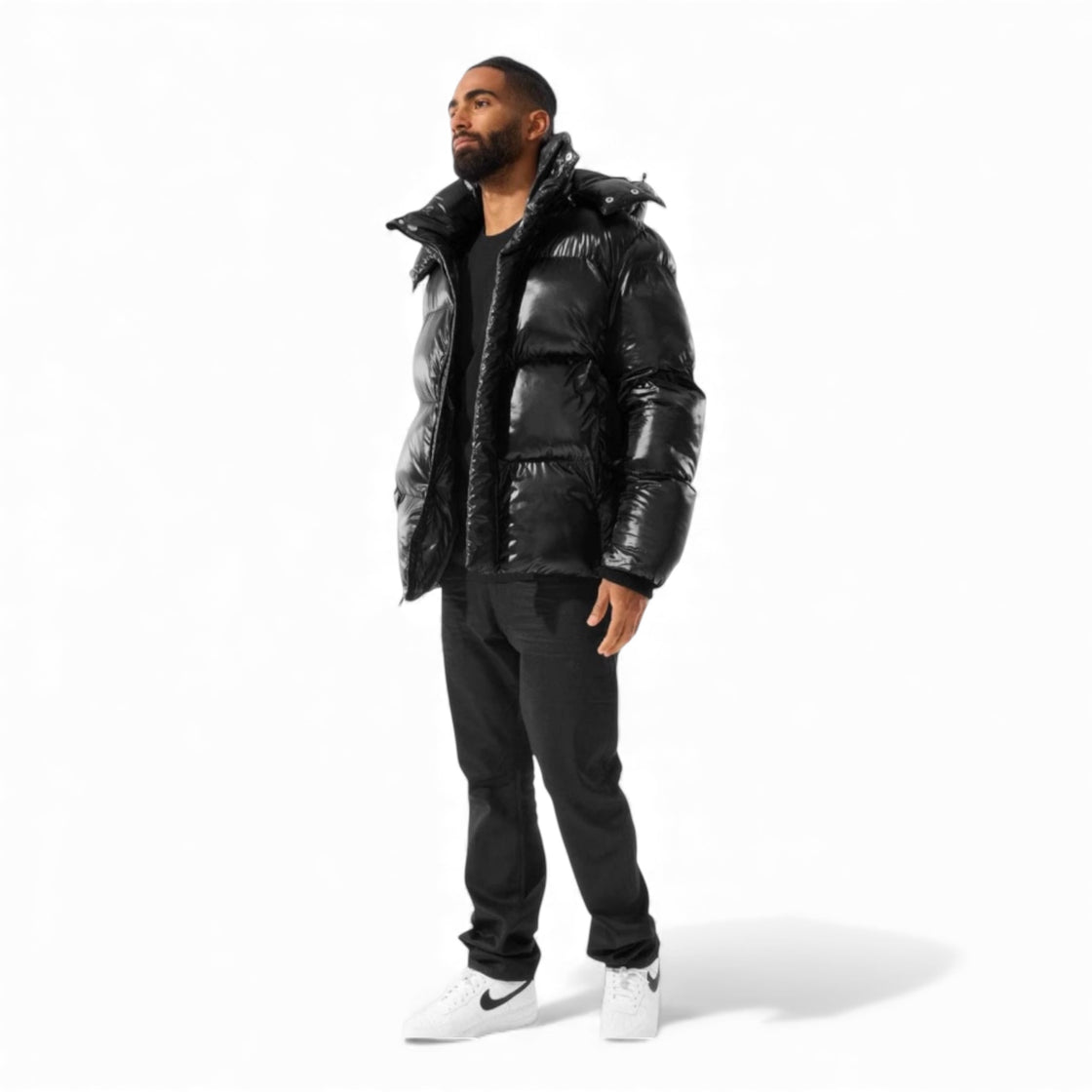 Jordan Craig Astoria Bubble Jacket-Black