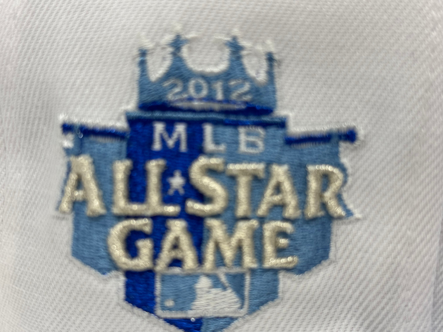 Kansas City Royal 2012 All Star Game New Era Fitted Hats-White Sky