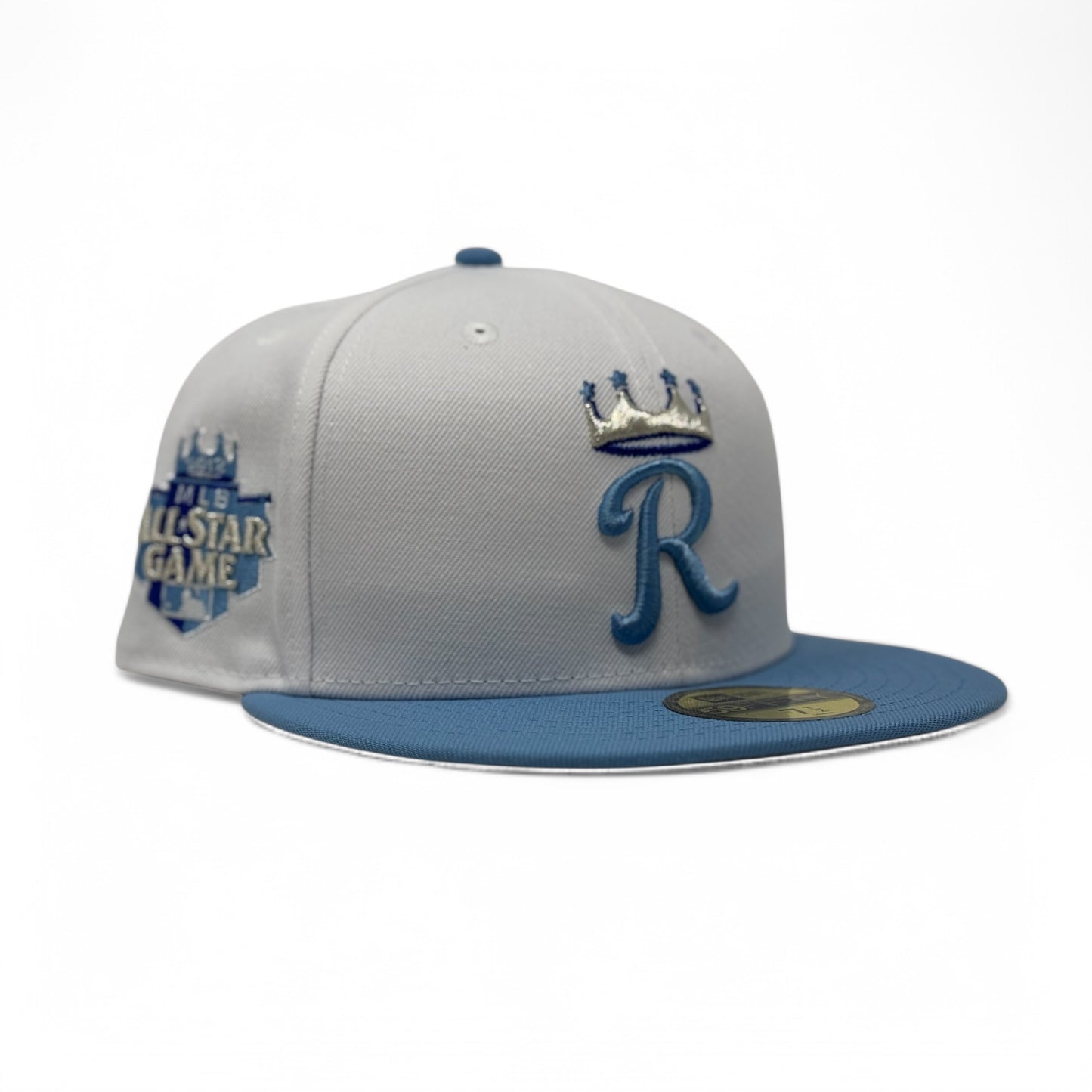 Kansas City Royal 2012 All Star Game New Era Fitted Hats-White Sky