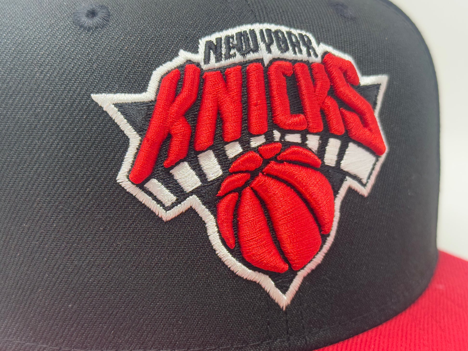 New York Knicks 1946 Established Fitted Hats-Black Red