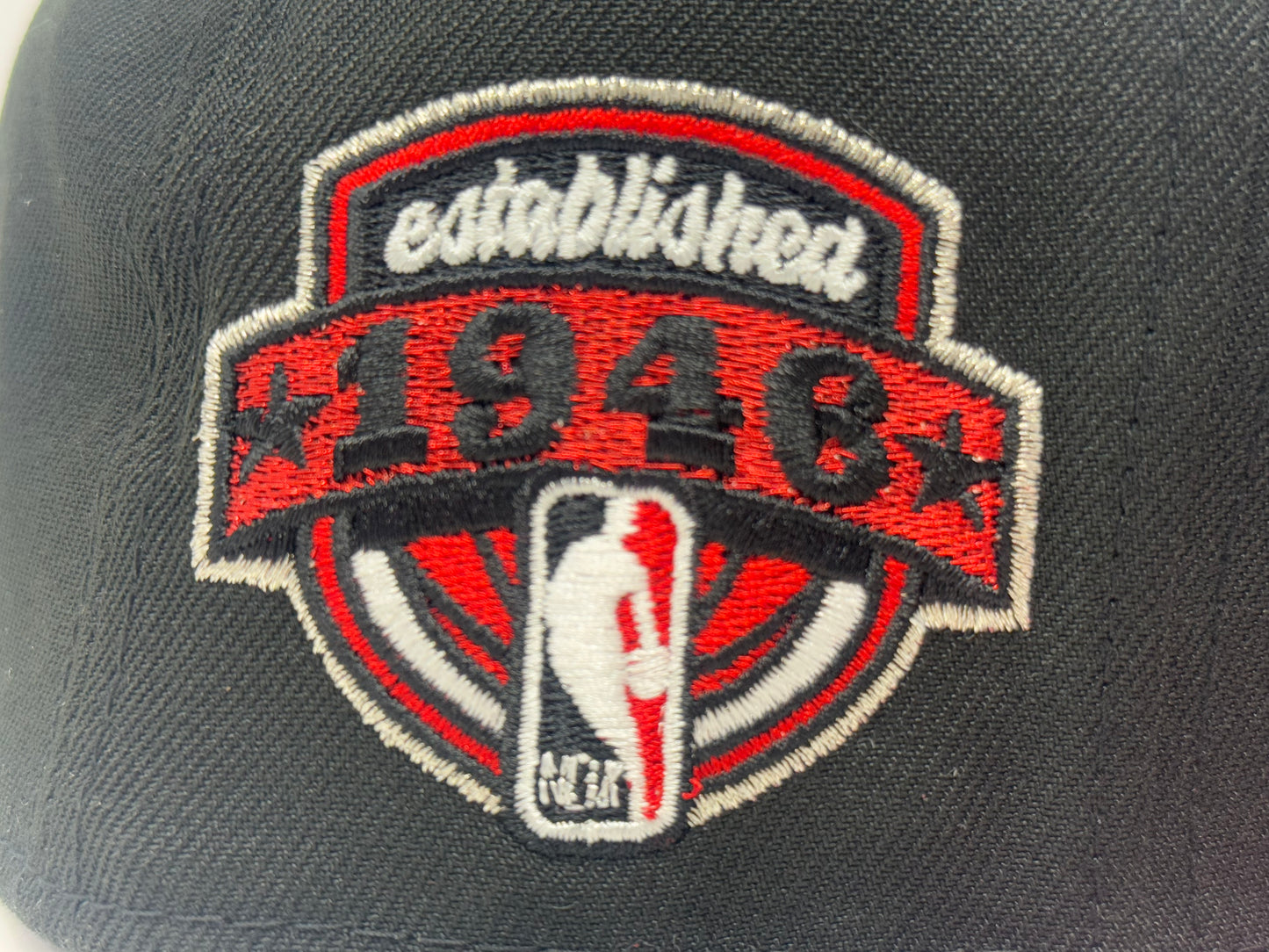 New York Knicks 1946 Established Fitted Hats-Black Red