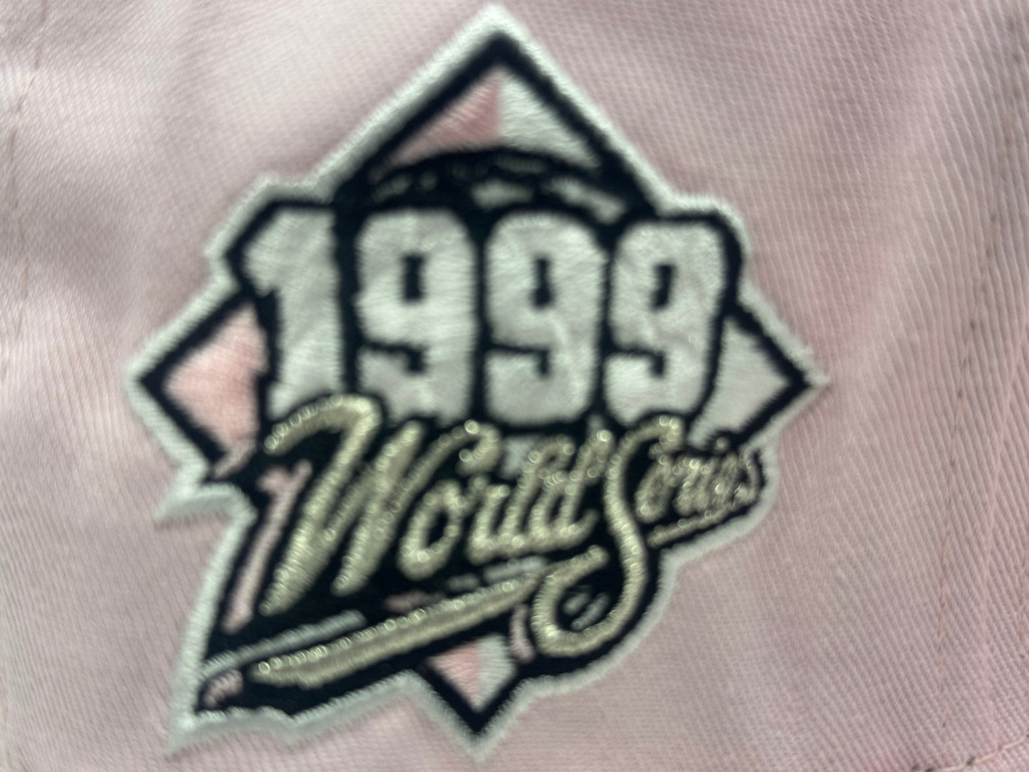 New York Yankees 1999 World Series Light Pink Fitted Hats