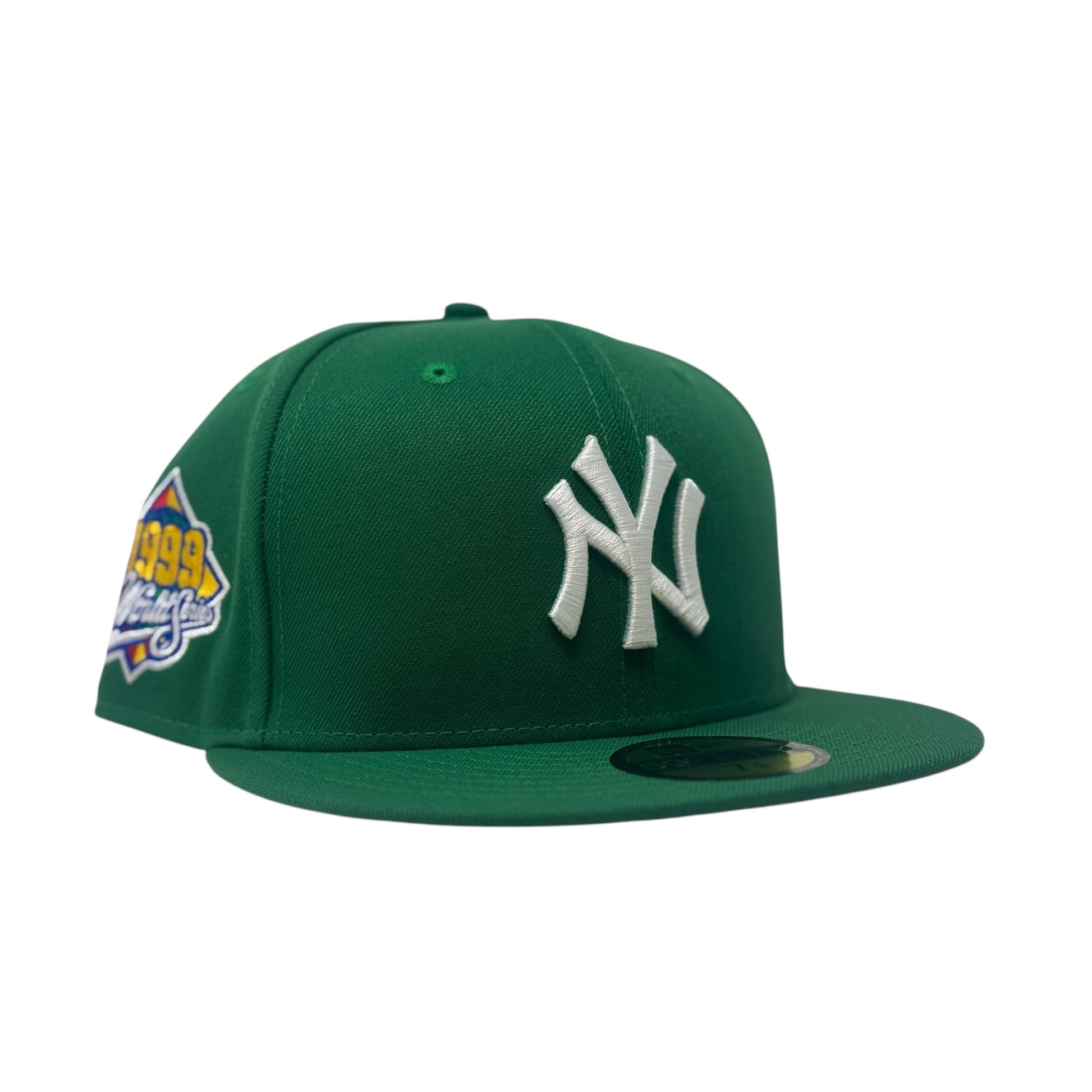 New York Yankees 1999 World Series Kelly Green Fitted Hats