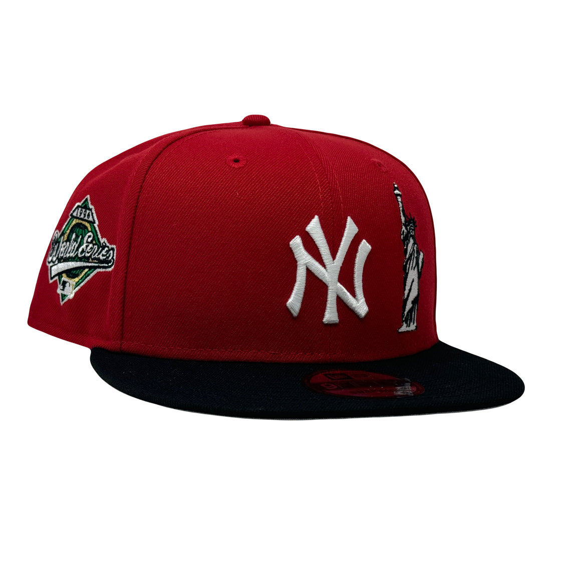 New York Yankees 1996 World Series Statue of Liberty Red 9Fifty New Era Snapback Hat