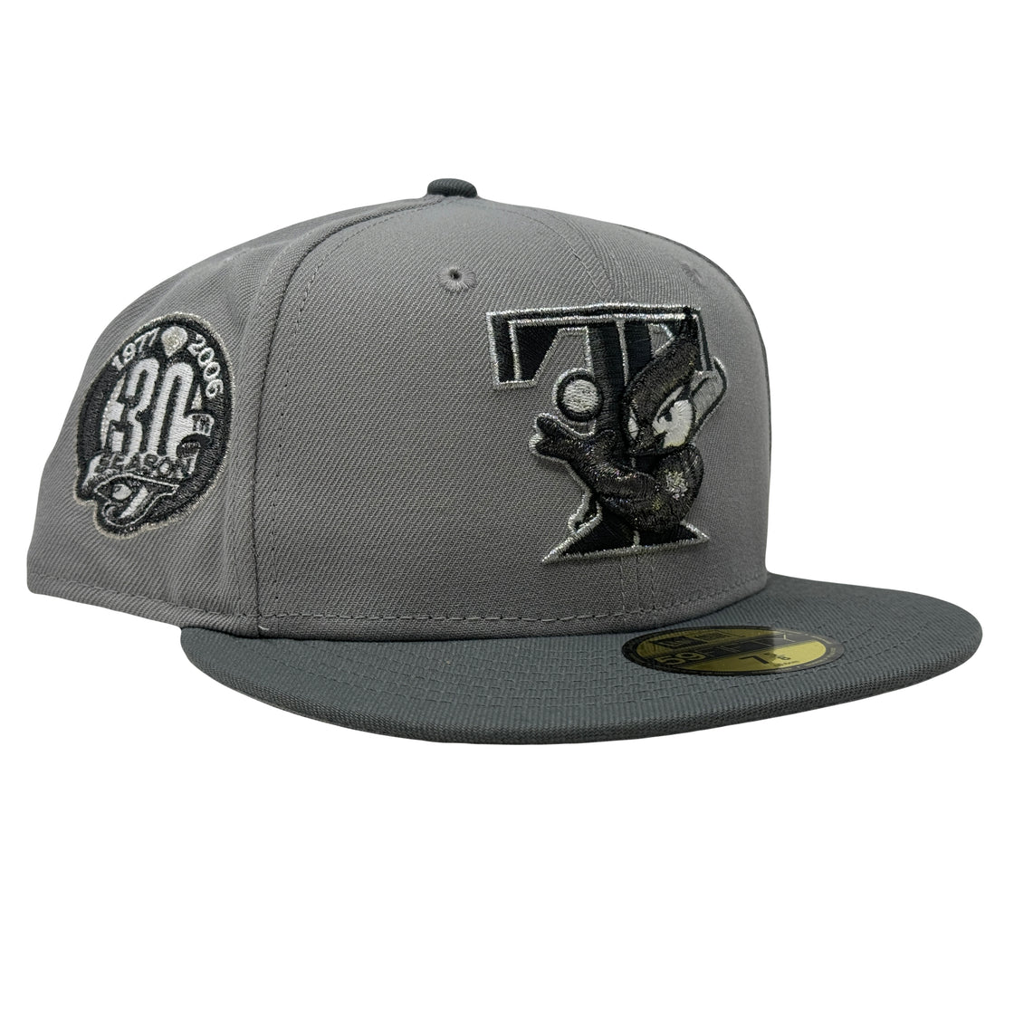 Toronto Blue Jays 30th Anniversary Light Gray 59Fifty New Era Fitted Hat