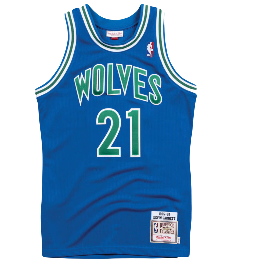 Minnesota Timberwolves Kevin Garnett Mitchell & Ness Swingman Road Blue Basketball Jersey