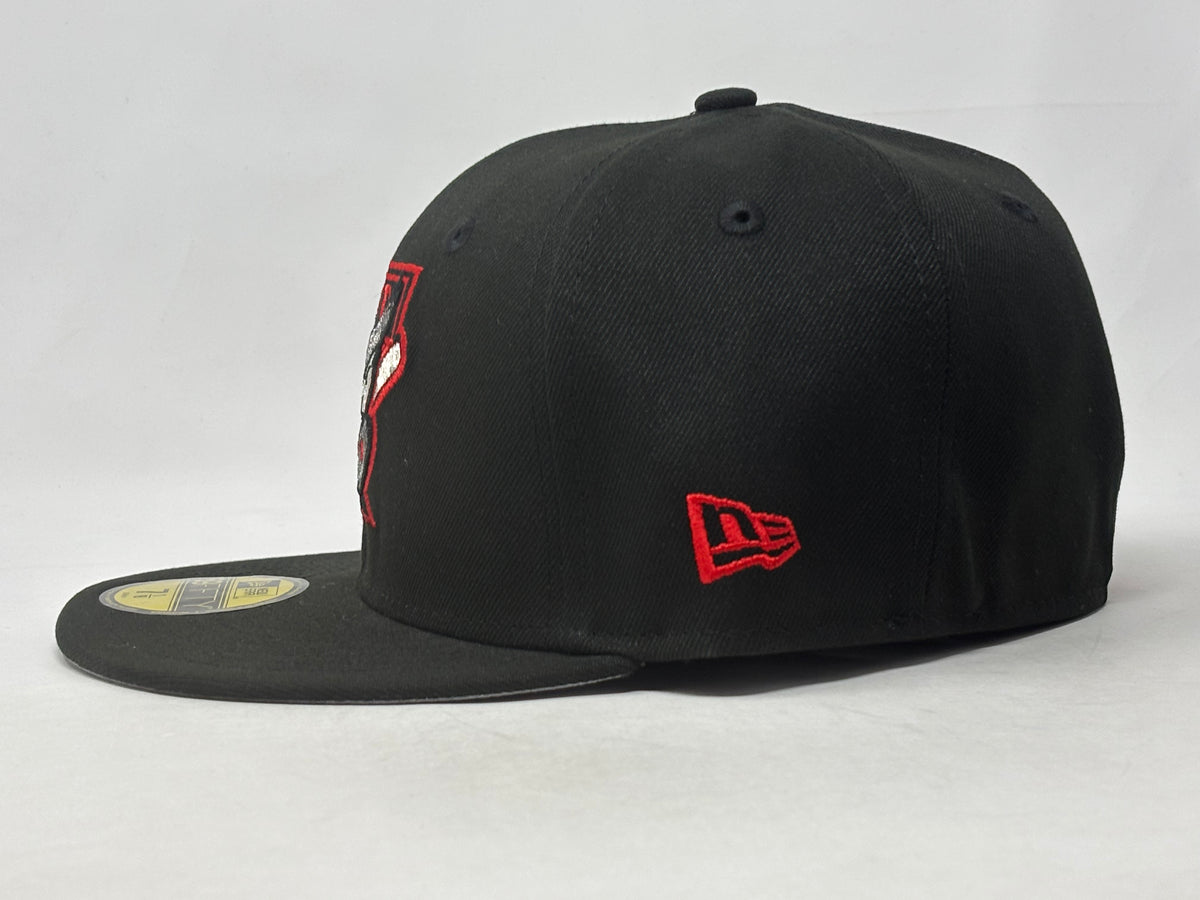 Toronto Blue Jays 30th season Anniversary New Era Black/Red logo Fitted Hat