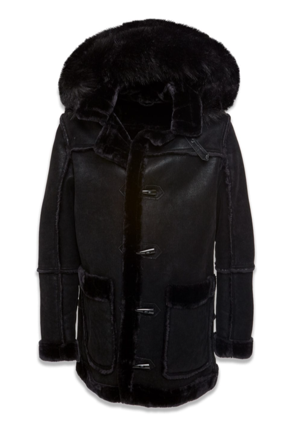 Jordan Craig Denail Shearling Jacket Black