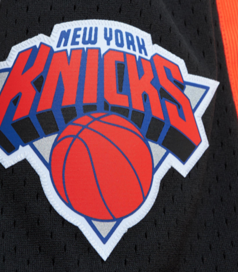 New York KNICKS MITCHELL AND NESS CREAM SWINGMAN SHORTS