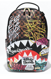 Tagged Up Sharks In Paris Sprayground Backpack