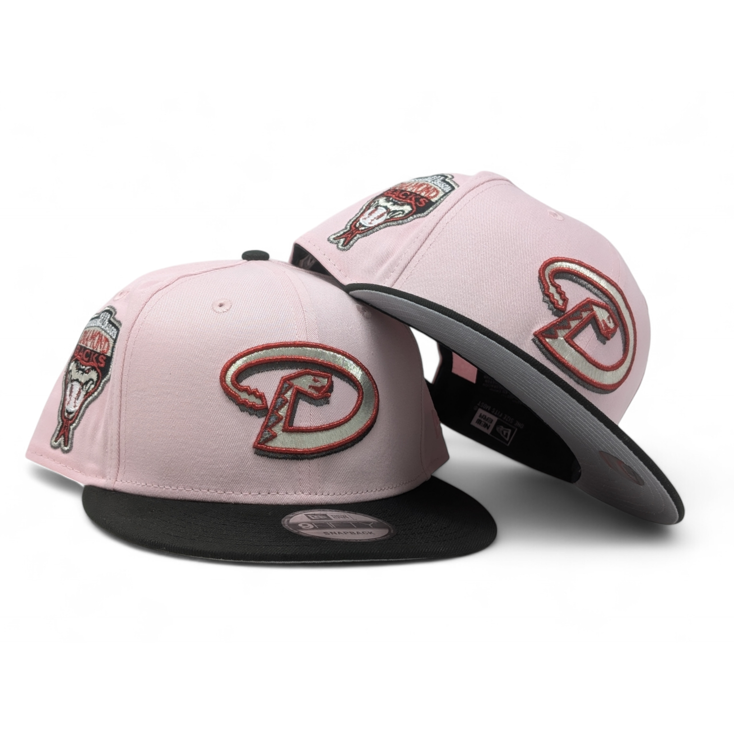 Arizona Diamondbacks 1998 Inaugural Season 9Fifty Snapback Hats Pink Black