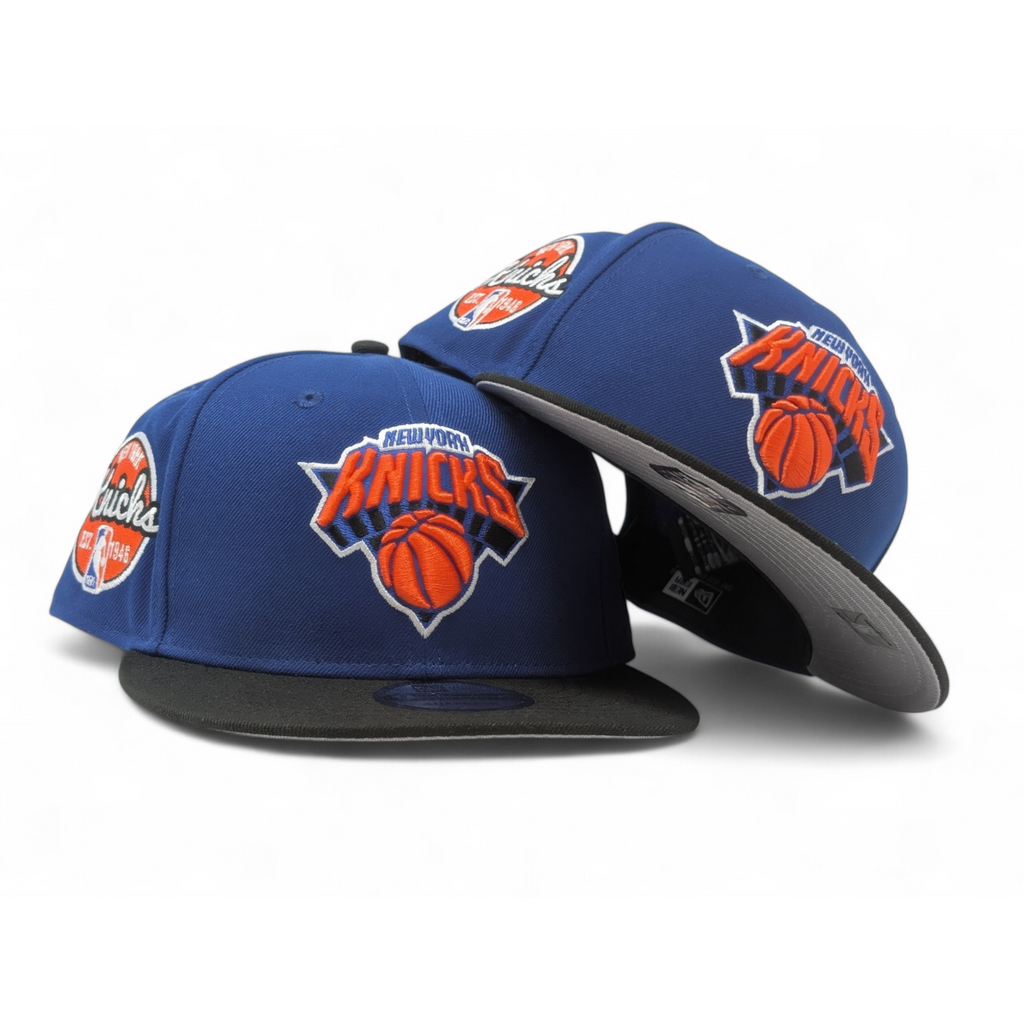 New York Knicks 1946 Established New Era Snapback Hats Royal Black