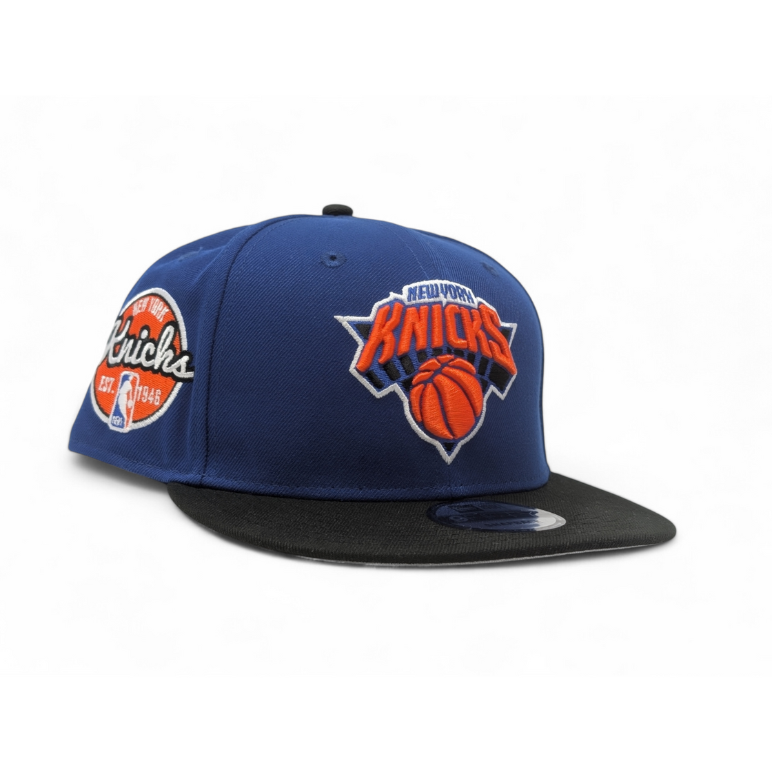 New York Knicks 1946 Established New Era Snapback Hats-Royal Black