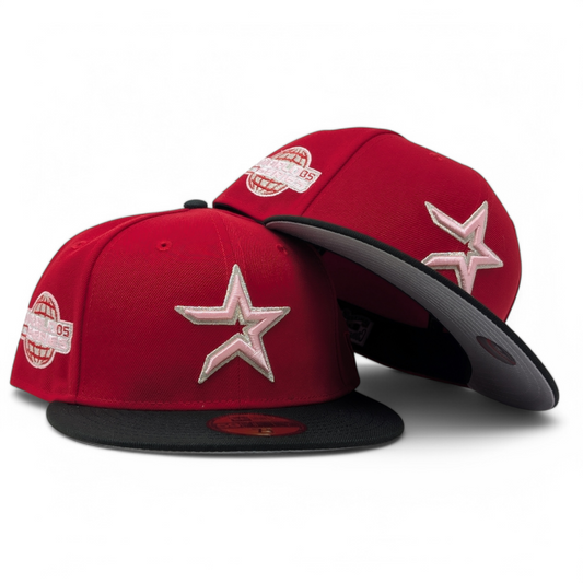 Houston Astros 2005 World Series "Valentine Day Pack" Fitted Hats