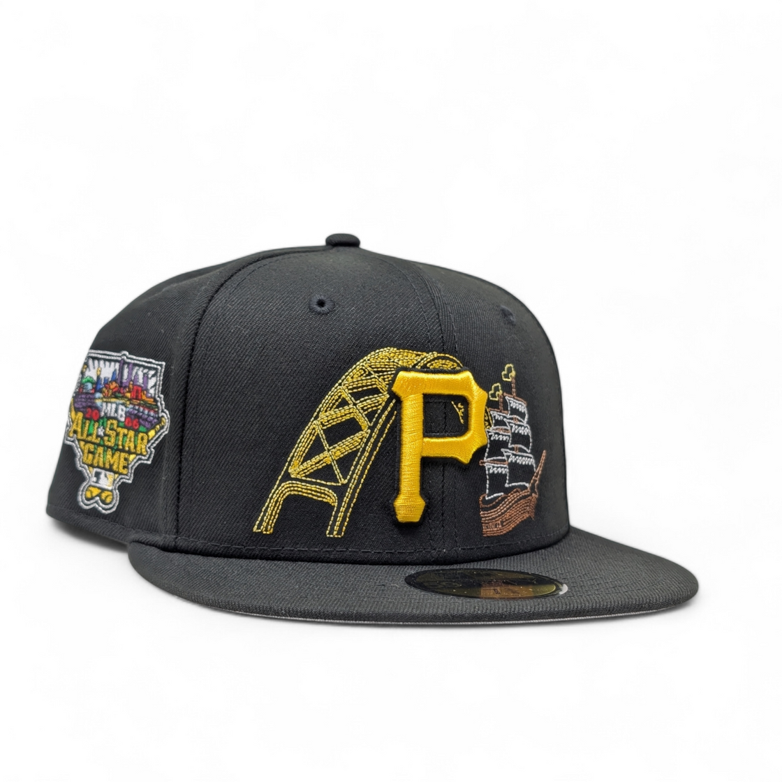 Pittsburgh Pirates 2006 All Star Game State Stitch New Era Fitted Hats