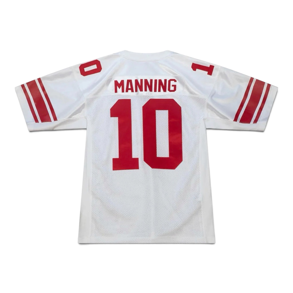 Eli Manning White New York Giants Mitchell & Ness 2007 Authentic Throwback Retired Player Jersey