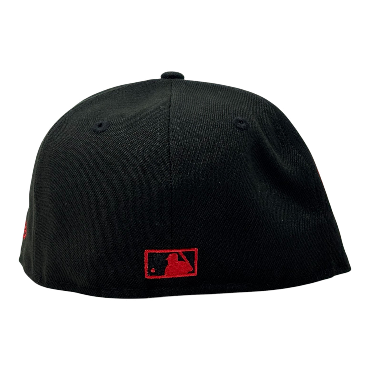 Baltimore Orioles 30th Anniversary New Era All Black/Red Logo Fitted Hat