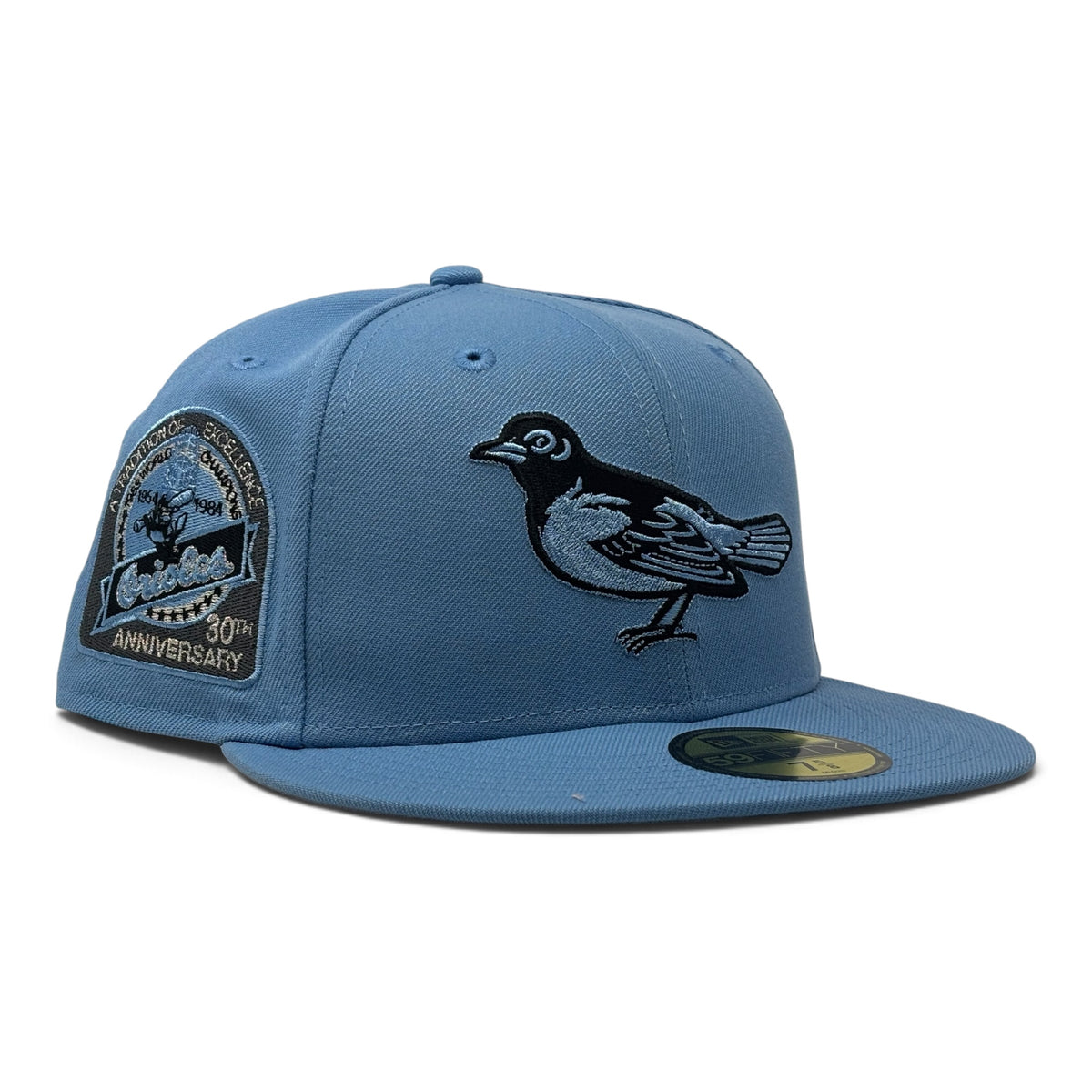 Baltimore Orioles 30th Anniversary New Era Sky Blue Fitted Hat