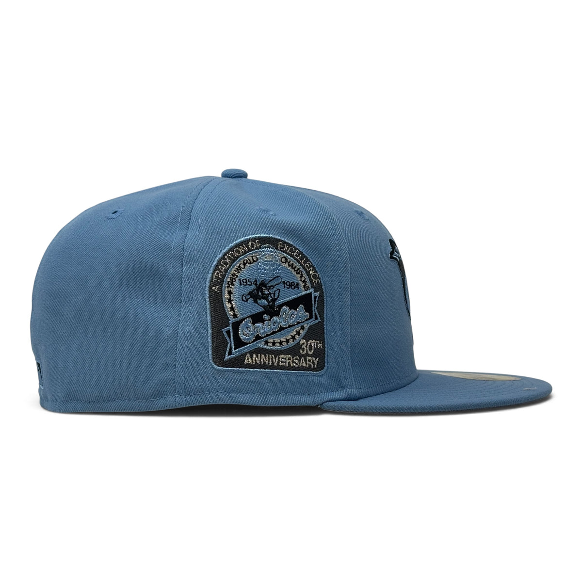 Baltimore Orioles 30th Anniversary New Era Sky Blue Fitted Hat