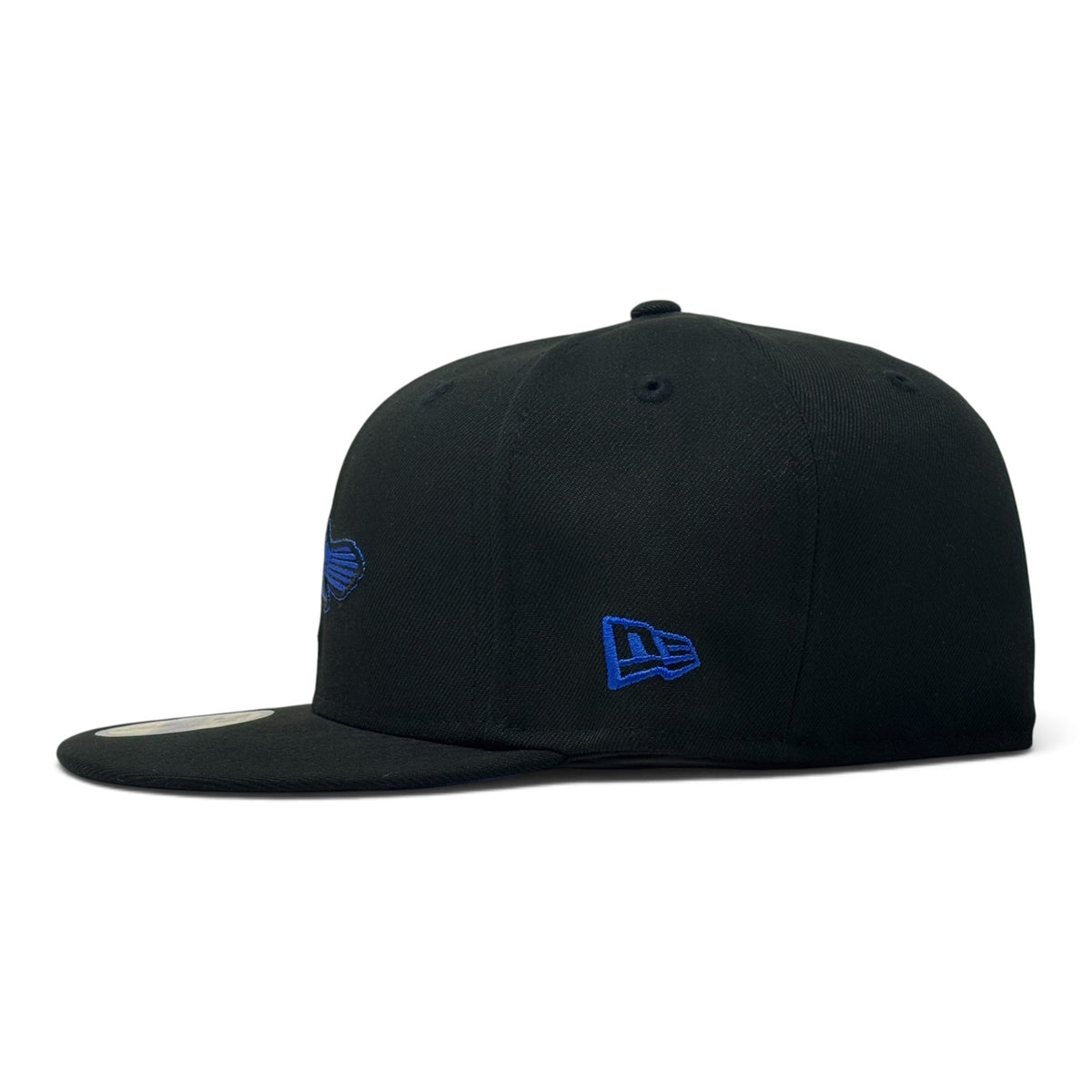 Baltimore Orioles 30th Anniversary New Era All Black/Blue logo Fitted Hat