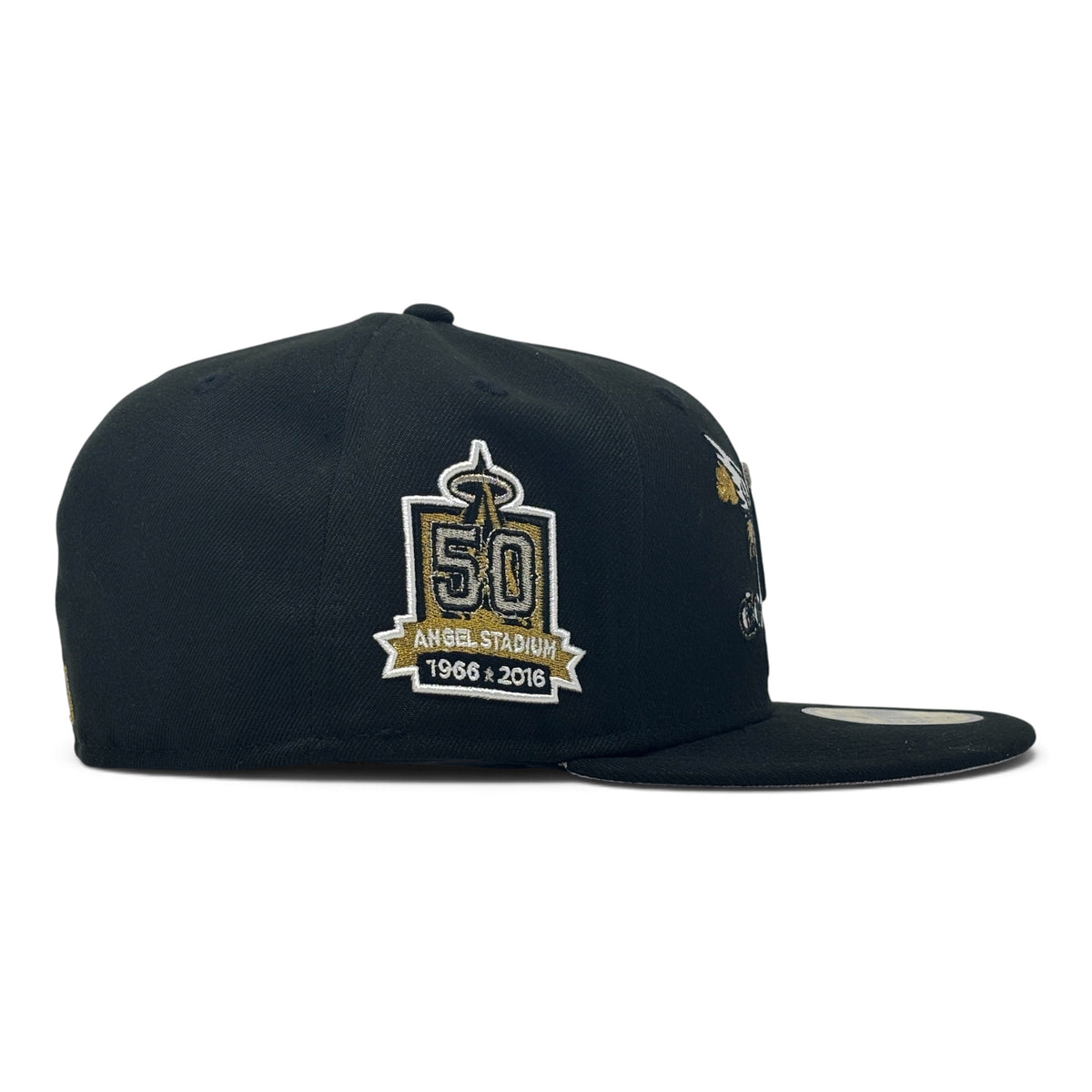 Los Angeles Angels 50th Anniversary “Flying Angels”  59Fifty New Era Fitted Hat-Black