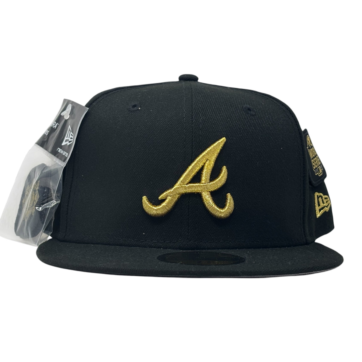 Atlanta Braves Patchwork Black 59FIFTY Fitted