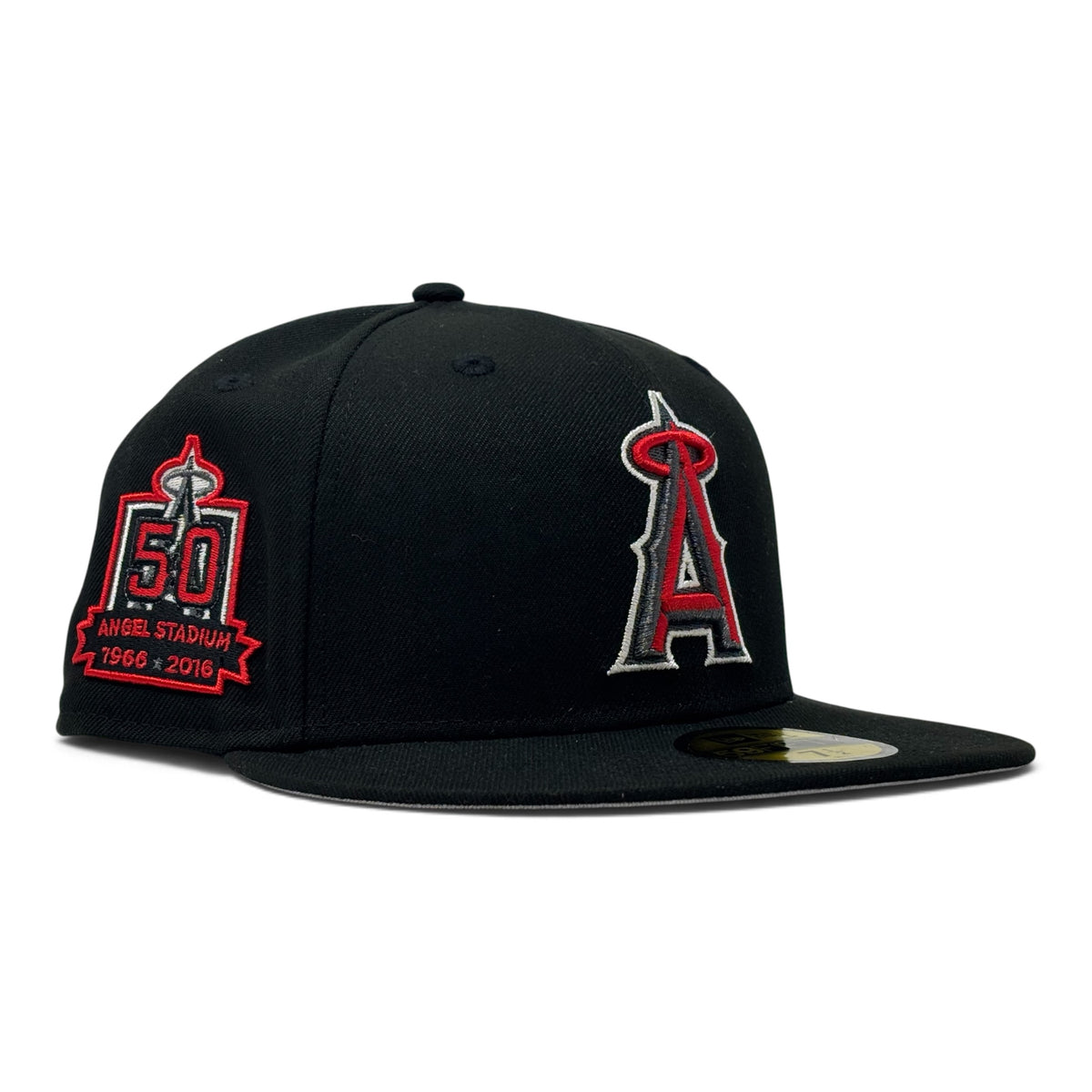 Los Angeles Angels 50th Anniversary 59Fifty New Era Fitted Hat-Black