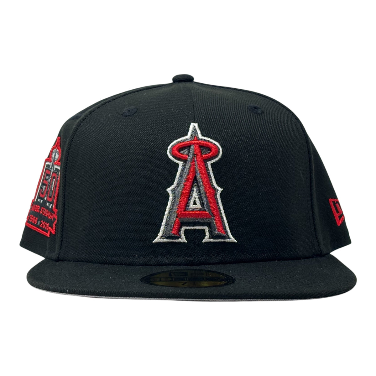 Los Angeles Angels 50th Anniversary 59Fifty New Era Fitted Hat-Black