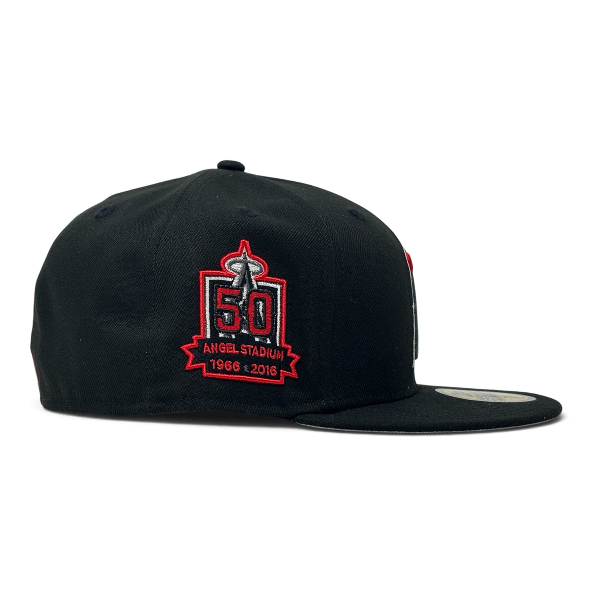 Los Angeles Angels 50th Anniversary 59Fifty New Era Fitted Hat-Black
