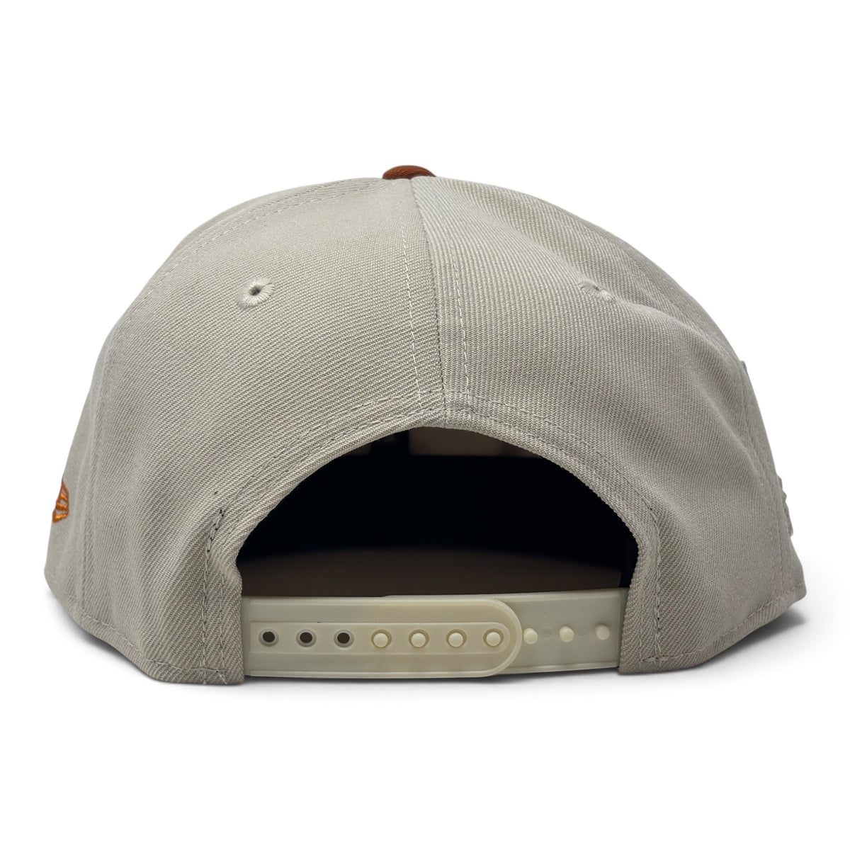 Los Angeles Angels 50th Anniversary Snapback Hats-Chrome Rust Orange