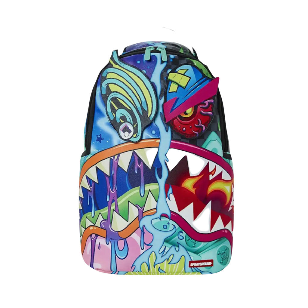 Sprayground Crazy Eyes Backpack Removable Eyes Patches