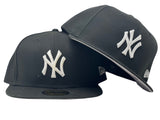 NEW YORK YANKEES BLACK NEW ERA FITTED HAT