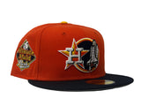 Orange Houston Astros Minute-Maid Park Stadium New Era Fitted Hat